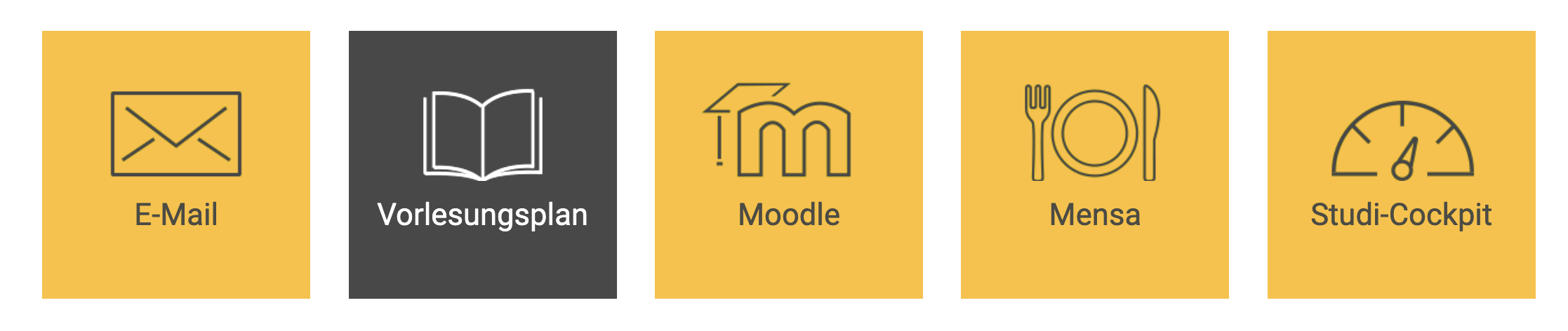 Auswahl LSF im E-Campus