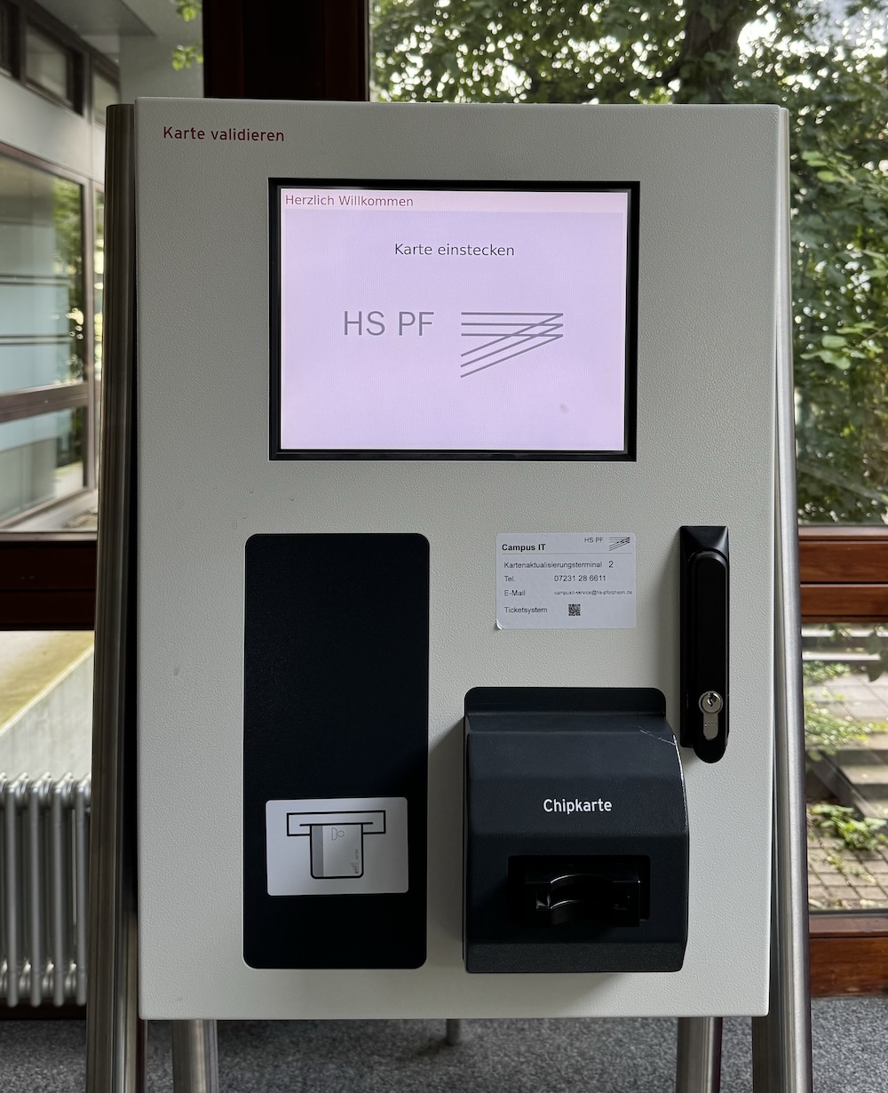 Automat im W1-Ergeschoss