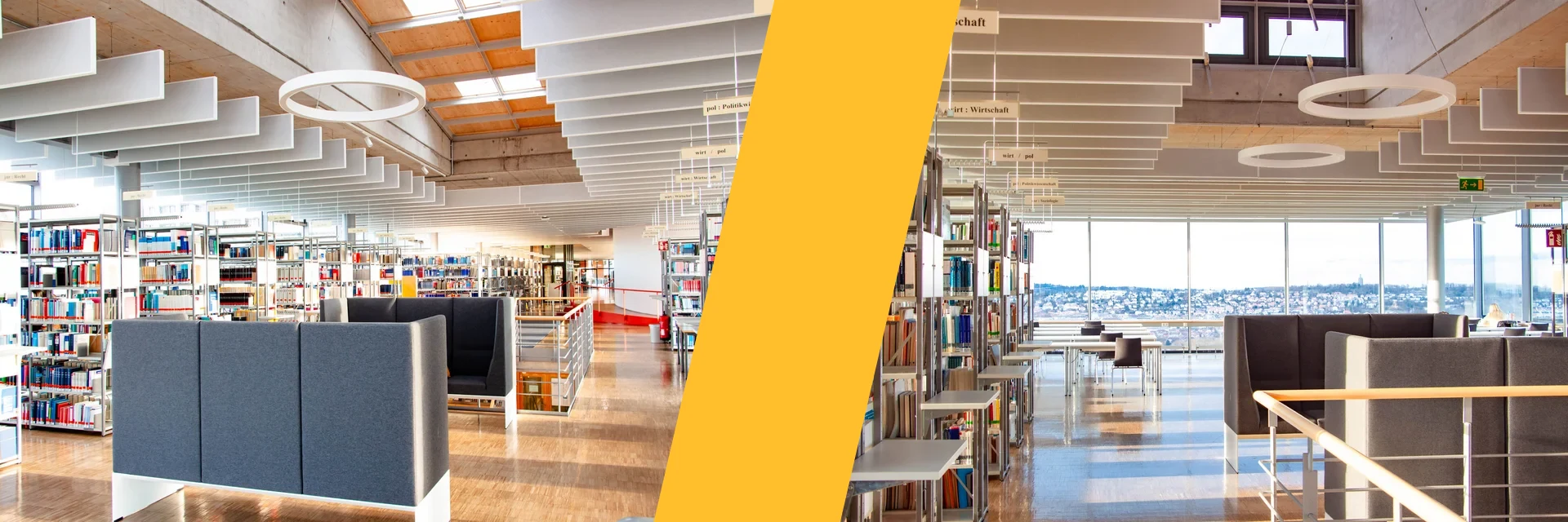 Dekoratives Bild der Bibliothek
