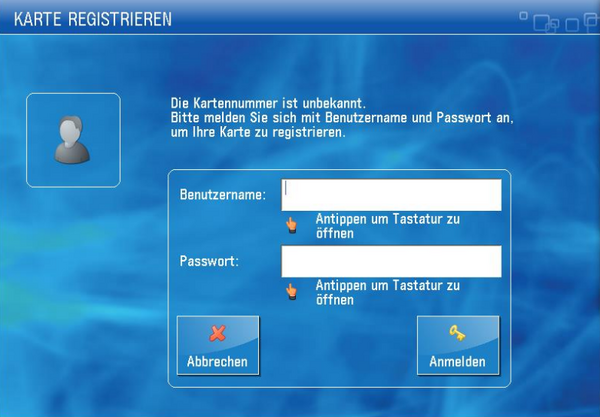 Kartenlogin beim Drucker
