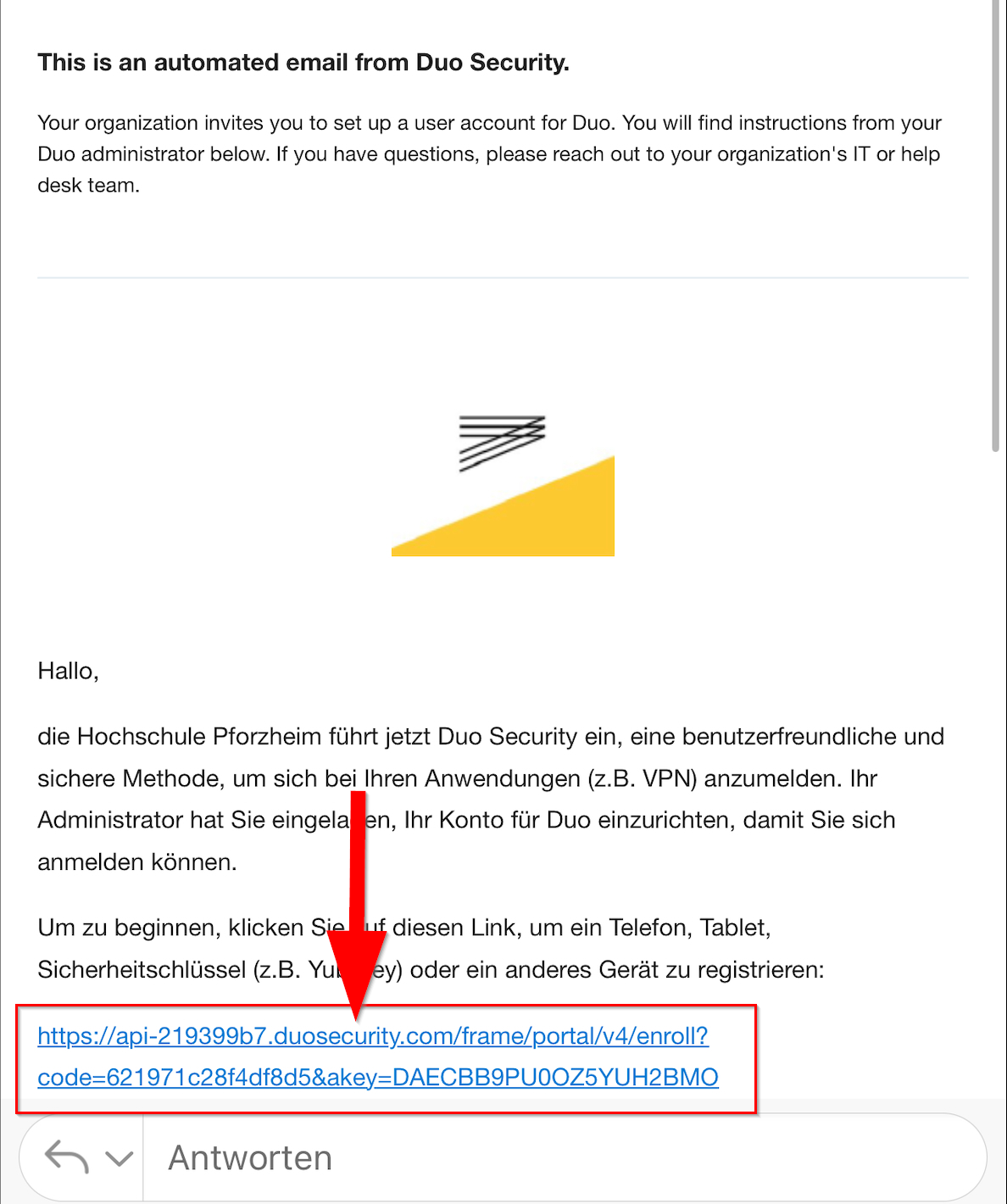 Einladung per E-Mail