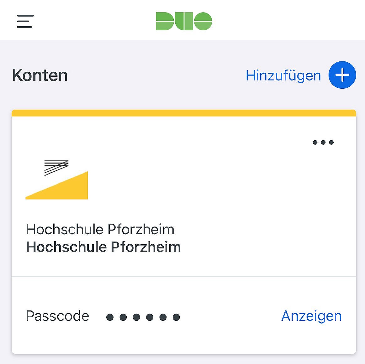 Einrichtung abgeschlossen