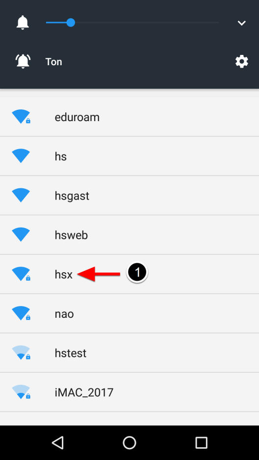 WLAN Android Schritt 3