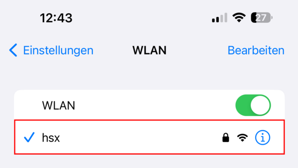 WLAN iOS Schritt 5