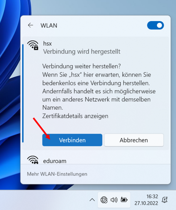 WLAN Windows 11 Schritt 4